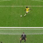 Davinson Sanchez felső lécre bombázta a tizenegyesét.