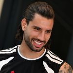 Szoboszlai Dominik a Liverpool FC edzésén.