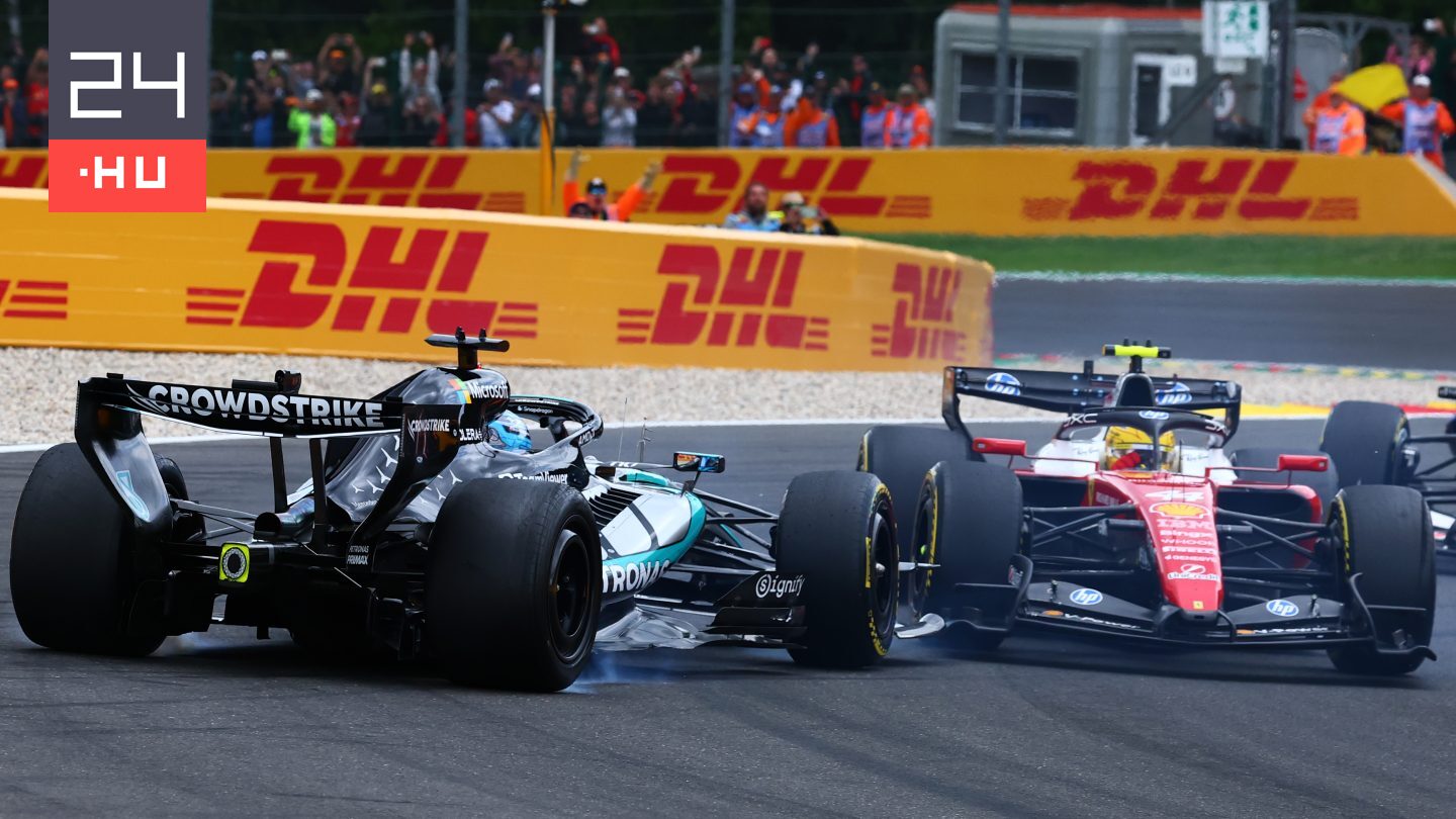 Hamilton kiütötte Russellt, elütött egy szerelőt, de Antonellinek a közelébe se ért