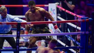 anthony joshua kiütés Kristian Prenga nehézsúly profi boksz