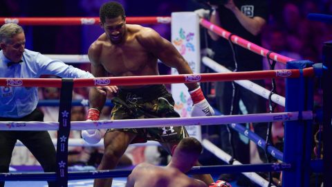 anthony joshua kiütés Kristian Prenga nehézsúly profi boksz