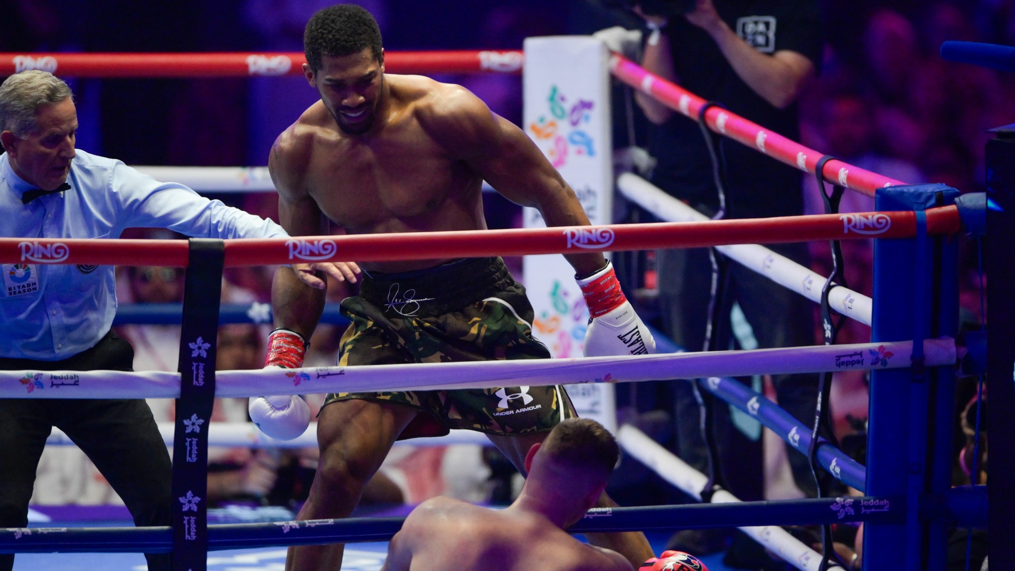 anthony joshua kiütés Kristian Prenga nehézsúly profi boksz