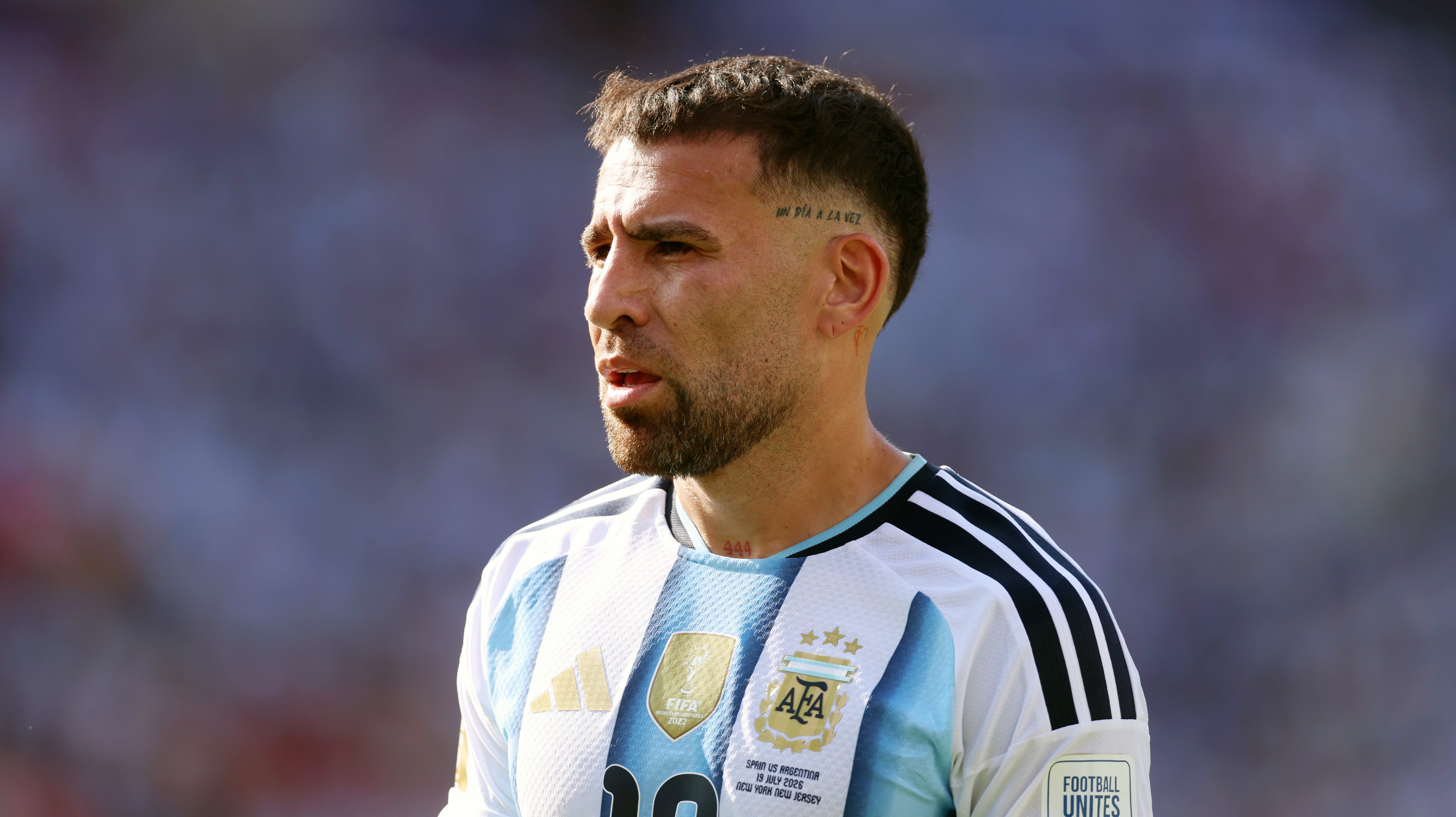 Nicolas Otamendi a spanyolok elleni döntőben.