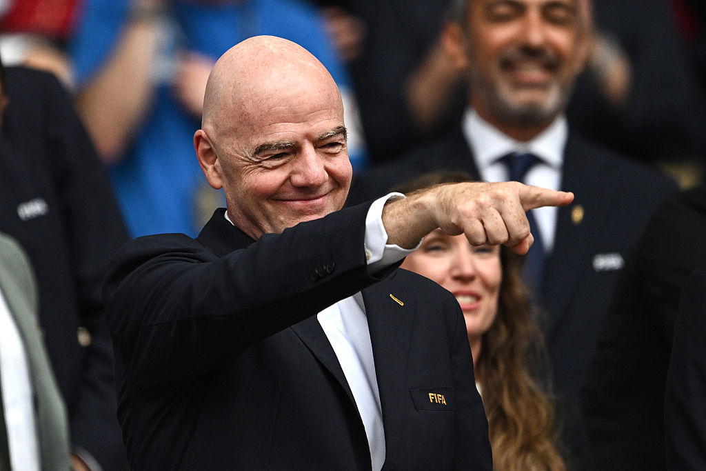 Gianni Infantino FIFA-elnök álma teljesülhetett az elődöntővel.