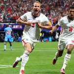 Harry Kane az Anglia - Kongói DK mérkőzésen a világbajnokságon.