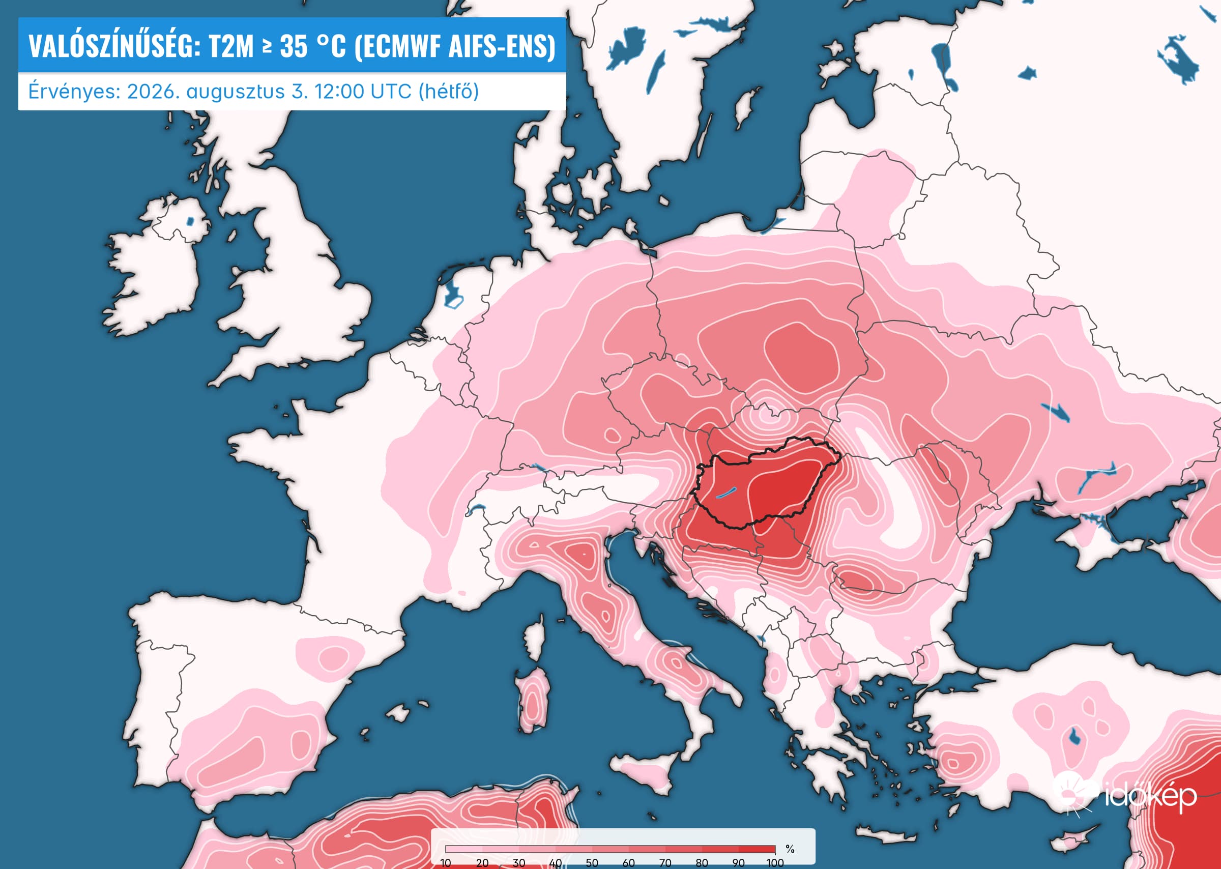 Jön az újabb hőhullám: Magyarországon lehet a legmelegebb egész Európában 1 Hőség