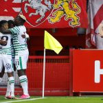 ENSCHEDE - Lenny Joseph of Ferencváros celebrates the 0-1 during the UEFA Europa League Second Qualifying Round match between FC Twente and Ferencváros at Stadion De Grolsch Veste on July 23, 2026, in Enschede, the Netherlands. PIETER STAM DE JONGE / ANP (Photo by ANP via Getty Images)