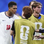 Jude Bellingham és Valentín Barco vitatkozott össze a lefújás után.