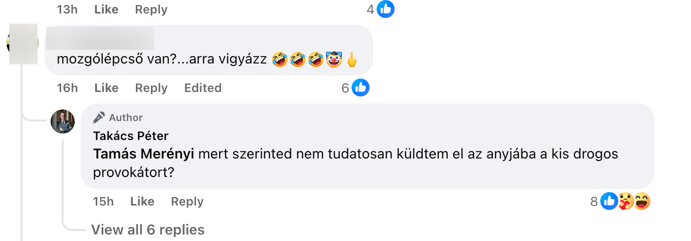 Takács Péter a mozgólépcsős incidensről: Szerinted nem tudatosan küldtem el az anyjába a kis drogos provokátort? 1