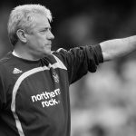 (FILES) Newcastle's English Manager Kevin Keegan gestures during their Premier League match against West Ham at Upton Park, East London on April 26, 2008. Former Liverpool and England star Kevin Keegan has died aged 75 after battling cancer, his family announced on July 20, 2026. "It is with immense sadness that we announce that Kevin Keegan has passed away at the age of 75," a statement from Keegan's family said.