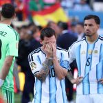 Lionel Messi az elveszített vb-döntő után.