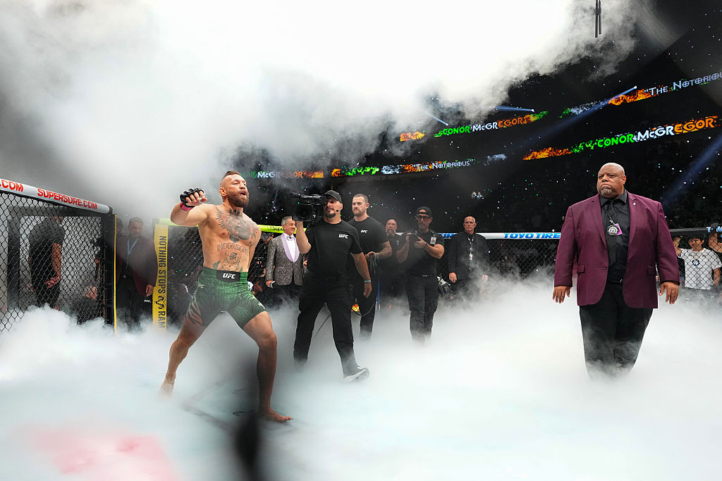 Mindössze 69 másodpercig tartott Conor McGregor visszatérő meccse. Az ír ketrecharcos öt év után lépett ismét az oktagonba.