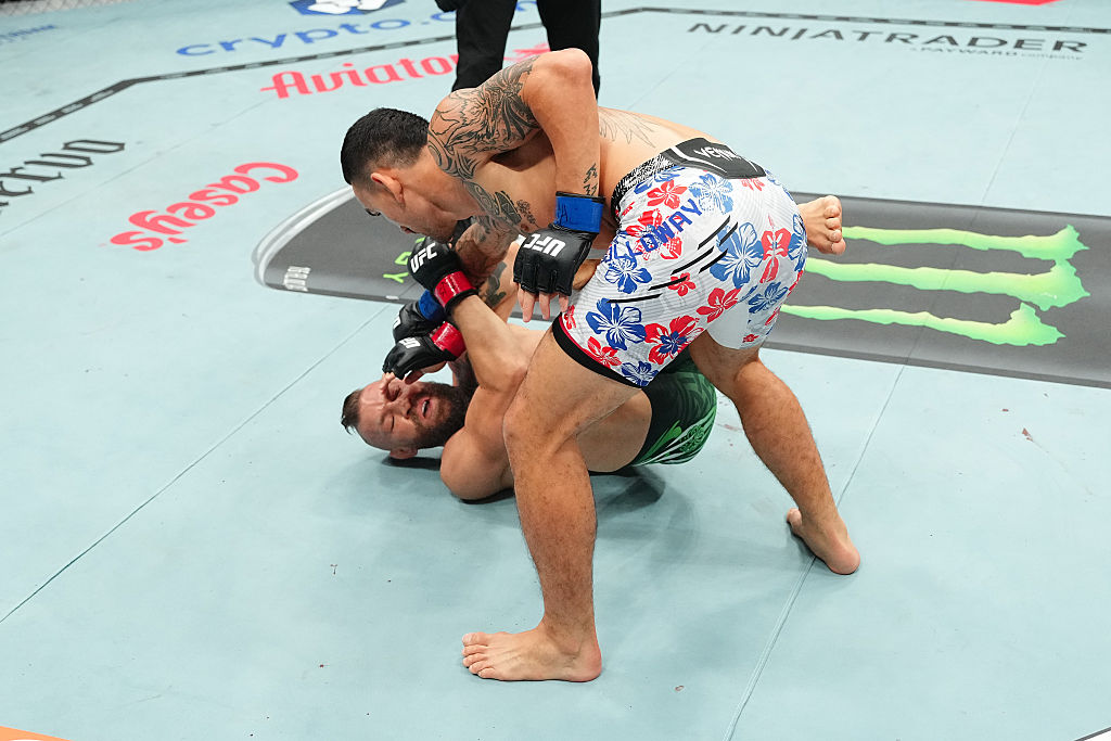 Mindössze 69 másodpercig tartott Conor McGregor visszatérő meccse. Az ír ketrecharcos öt év után lépett ismét az oktagonba.