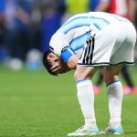 Lionel Messi of Argentina celebrates the victory during the FIFA World Cup 2026 Round of 16 match between Argentina and Egypt at Atlanta Stadium on July 07, 2026 in Atlanta, Georgia. (Photo by Jose Breton/Pics Action/NurPhoto)