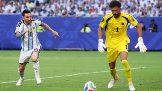 Lionel Messi és Vozinha a világbajnokságon.