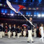 Az orosz csapat a 2016-os riói olimpia megnyitóján.