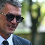 AC Milan former player Paolo Maldini arrives at the Armani Theatre where late Italian fashion designer Giorgio Armani lies-in state, in Milan on September 7, 2025. Giorgio Armani died on September 4, 2025 at 91.