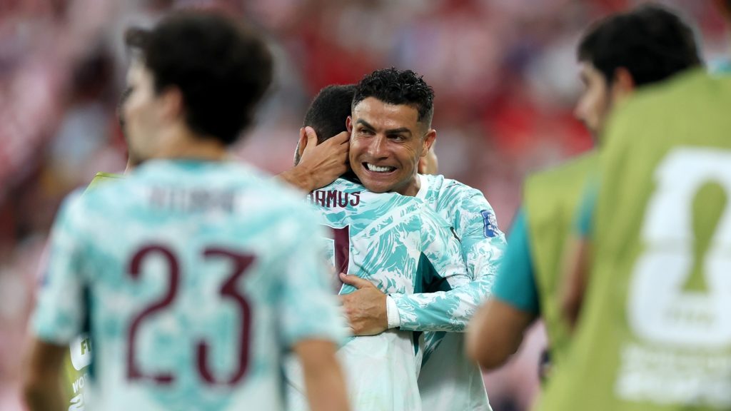 Goncalo Ramos és Cristiano Ronaldo