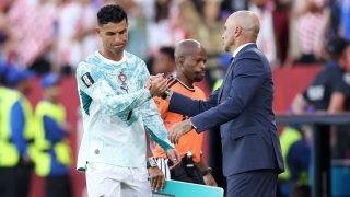 Cristiano Ronaldo és Roberto Martínez
