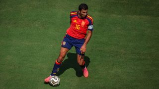 Rodri of Spain during the FIFA World Cup USA 2026 Final match between Spain and Argentina at New York / New Jersey Stadium in New Jersey, USA. (Photo by Ayman Aref/NurPhoto)