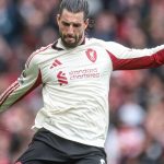 Dominik Szoboszlai of Liverpool in action during the Premier League match between Manchester United and Liverpool at Old Trafford, Manchester, United Kingdom, on May 3, 2026. (Photo by Mark Cosgrove/News Images/NurPhoto)