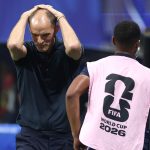 Thomas Tuchel a fejét fogja az argentinok elleni meccsen.
