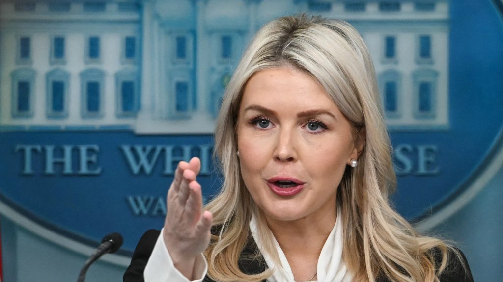 Lemondott Trump legbuzgóbb védőbástyája, Karoline Leavitt