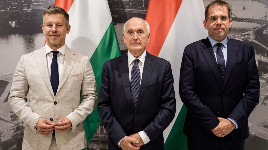 Baka Andrással találkozott Magyar Péter és Ruff Bálint
