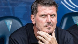 Borbély Balázs, a Ferencváros vezetőedzője a labdarúgó OTP Bank Liga 4. fordulójában játszott Zalaegerszegi TE FC - Ferencvárosi TC mérkőzésen a zalaegerszegi ZTE Arénában 2026. augusztus 17-én.