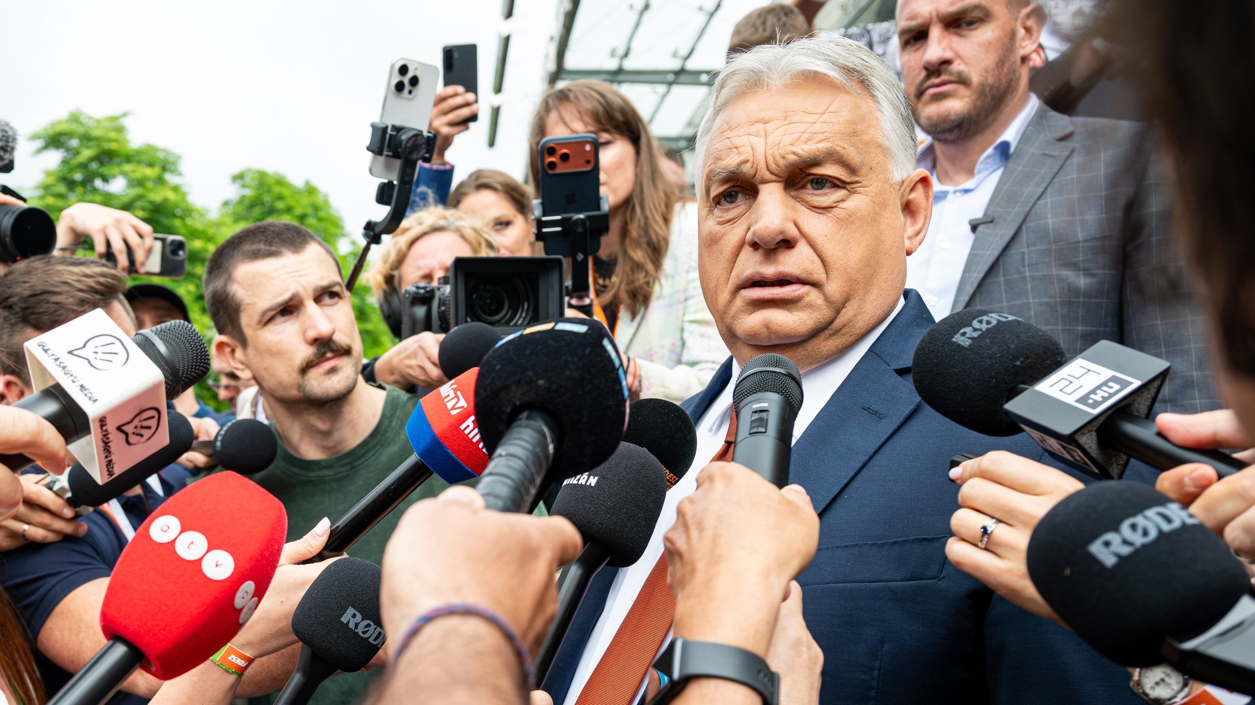 Orbán VIktor a 32. Fidesz Tisztújító Kongresszusán 2026. június 13-án.