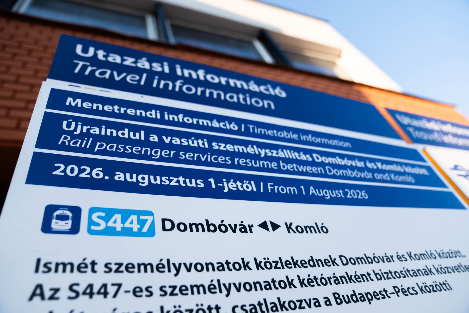„Inkább csak politikai haszonszerzés van a dologban” – felültünk az újraindított Komló–Dombóvár vonatra 2