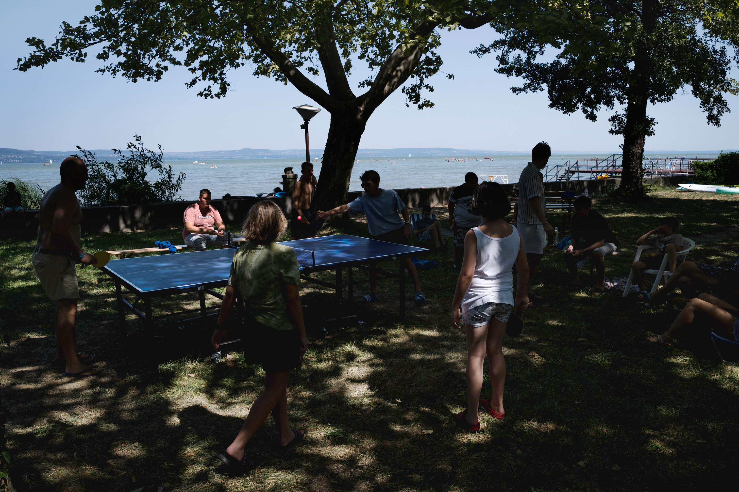 A Játszóház alapítvány balatoni tábora (Hepilend Gyermek Tábor) Balatonbogláron 2026. augusztus 5-én.