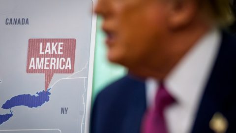 Donald Trump átnevezte a Kanadával közös Ontario-tavat.
