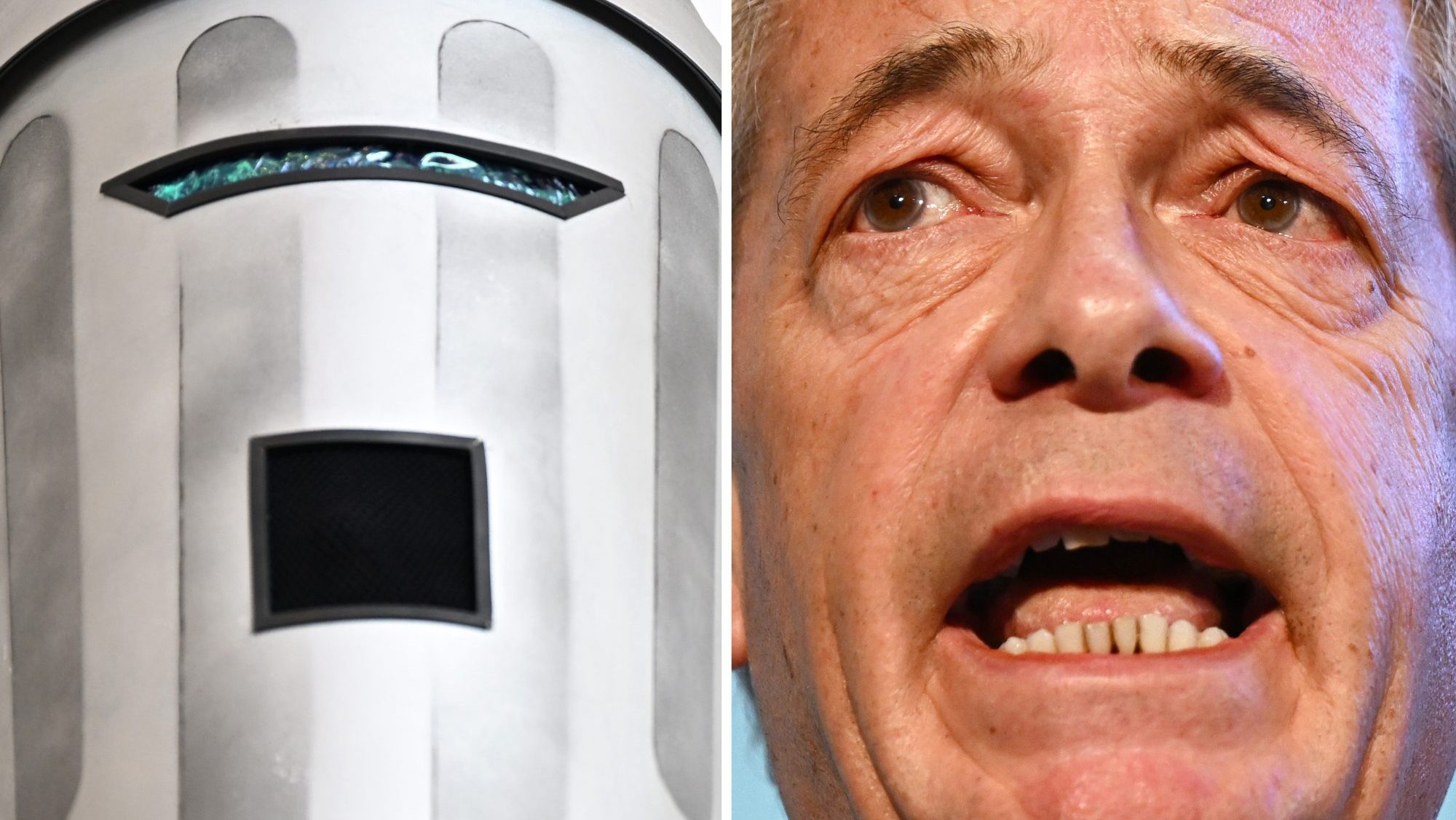 Count Binface és Nigel Farage