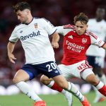 Martin Baturina az Arsenal ellen.