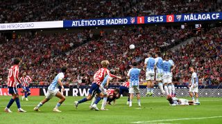 Alex Baena szabadrúgása a Malaga ellen.