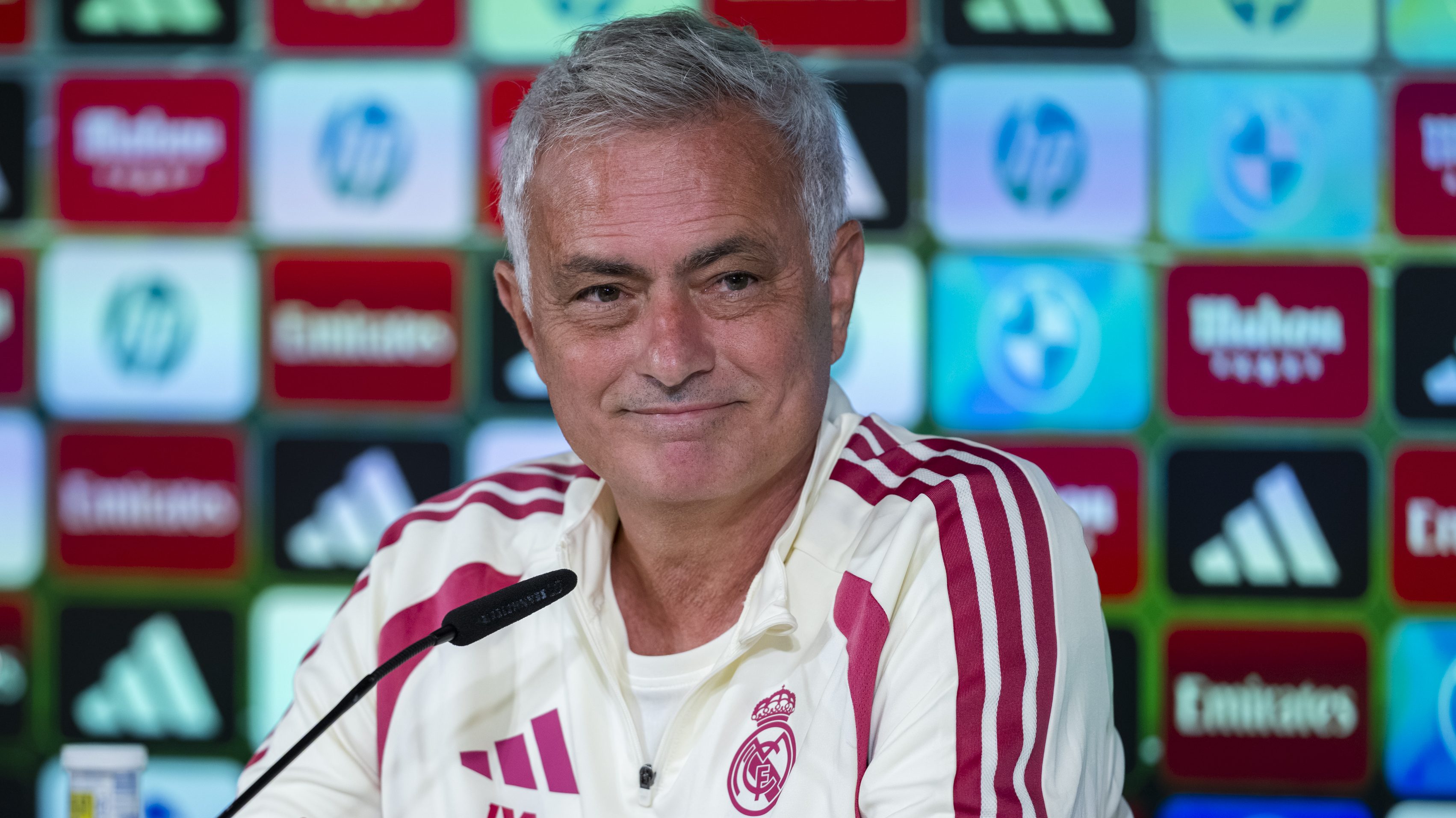 José Mourinho a Real Madrid sajtótájékoztatóján.