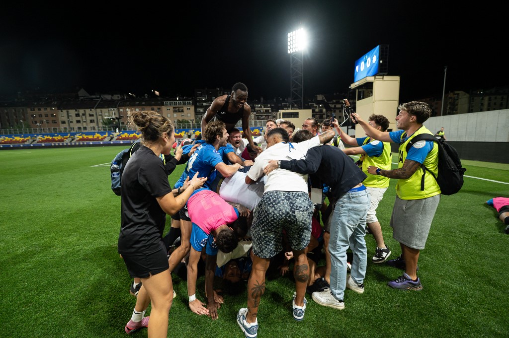 Ugyanannyi kupacsapatunk van, mint Andorrának és Gibraltárnak – a Fradi Európában, a többi magyar klub ördögi körben 1 Az Inter Escaldes játékosai ünneplik, hogy a ligaszakaszba jutottak.