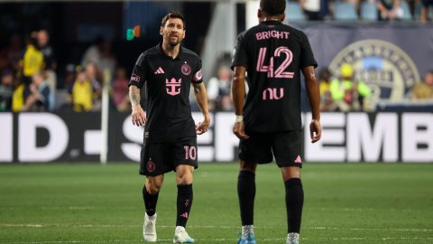 Lionel Messi a Philadelphia elleni mérkőzésen.