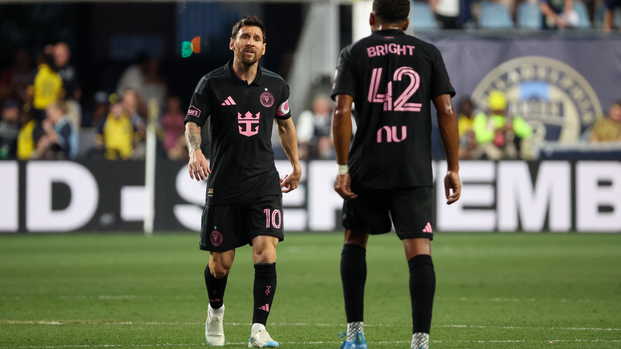 Lionel Messi a Philadelphia elleni mérkőzésen.