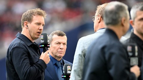 Julian Nagelsmann és Lothar Matthäus.