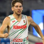 Molnár Attila a férfi 400 méteres síkfutás döntőjében a birminghami atlétikai Európa-bajnokságon 2026. augusztus 12-én.