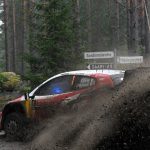 JYVASKYLA, FINLAND - JULY 31: Sebastien Ogier of France and Vincent Landais of France compete with their Toyota Gazoo Racing WRT Toyota GR Yaris Rally1 during Rally Finland, Round 10 of the 2026 FIA World Rally Championship on July 31, 2026 in Jyvaskyla, Finland. (Photo by Massimo Bettiol/Getty Images)
