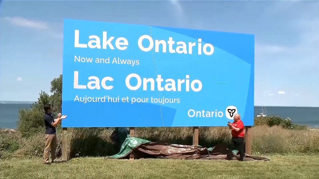 Trump átnevezte az Ontario-tavat Amerika-tóvá – Ontario tartomány hatalmas táblával szegül ellen