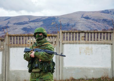 Orosz katona a krímben