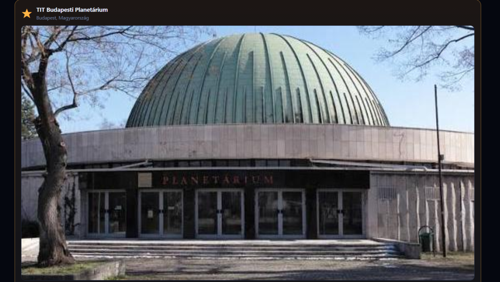 Már 2027-ben ideiglenesen újranyithatna a Planetárium