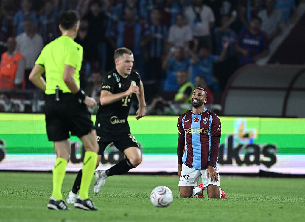 Mohamed Szalah a Ferencváros elleni mérkőzésen. 
