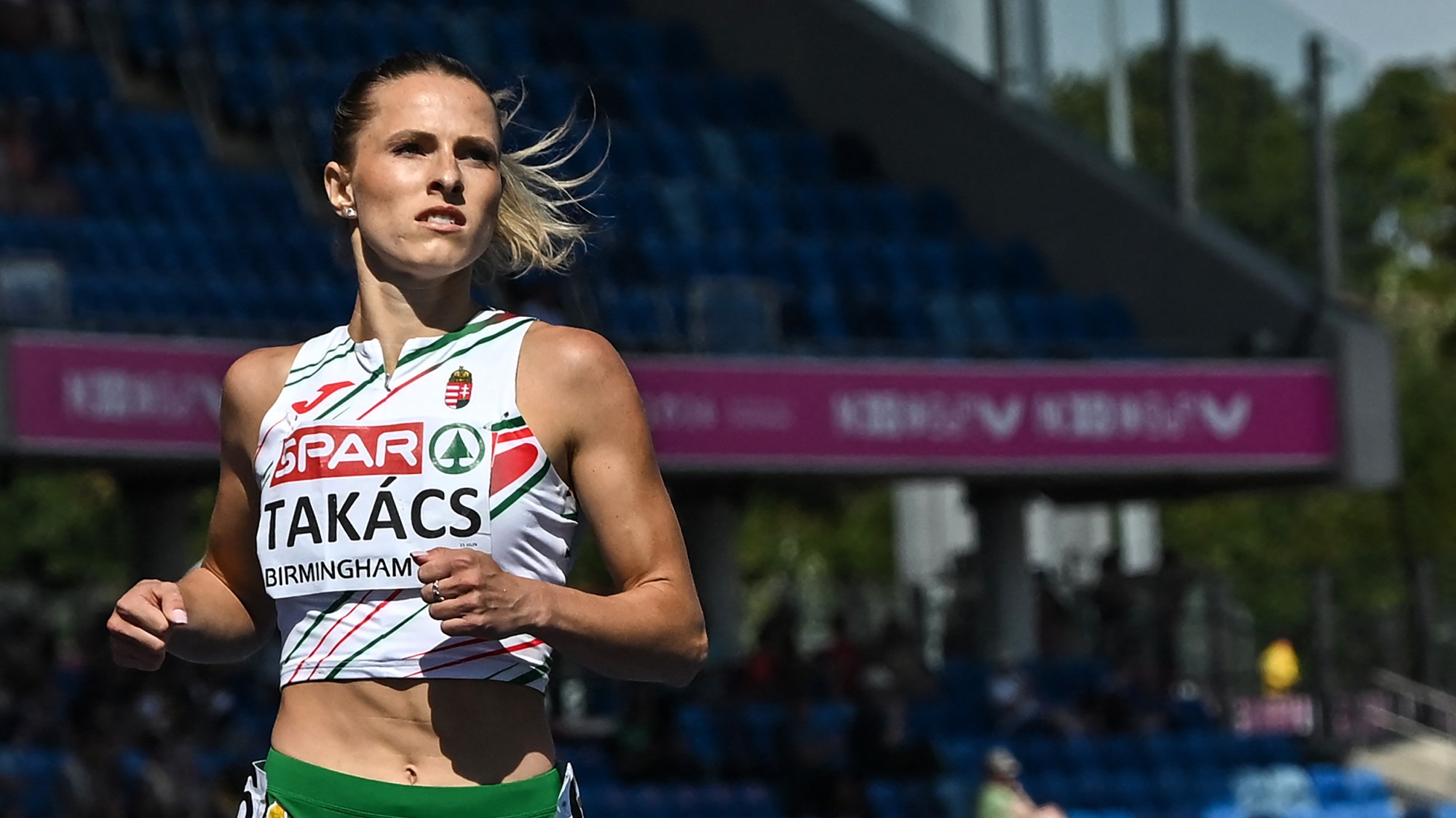 Takács Boglárka az atlétikai Eb-n.