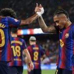 barcelona santander 7-2 lamine yamal raphinha