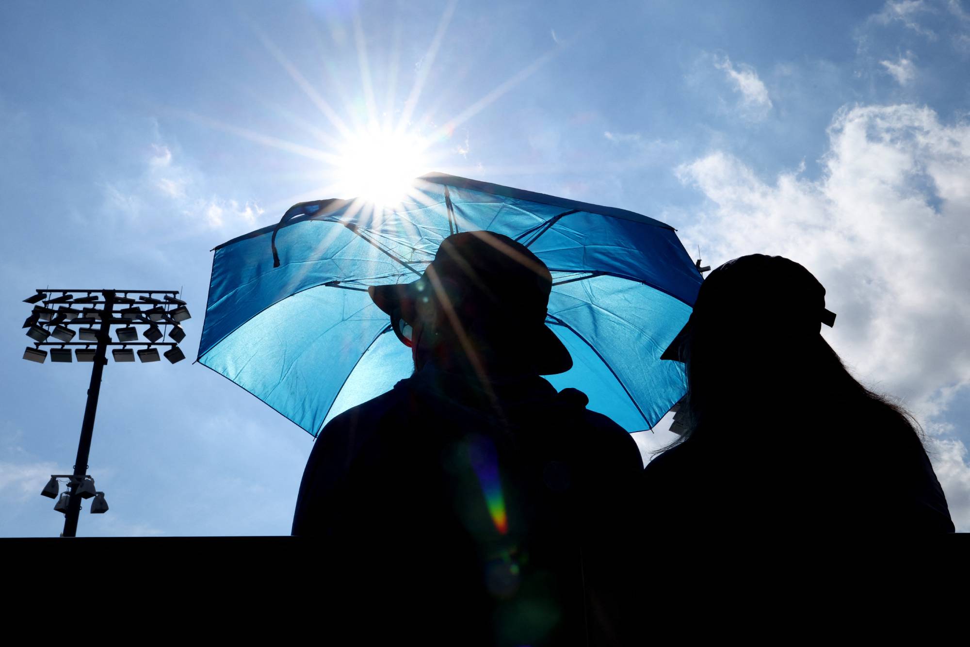 NEW YORK, NEW YORK - SEPTEMBER 03: Spectators look on during a Second Round match on Day Five of the 2026 US Open at USTA Billie Jean King National Tennis Center on September 03, 2026 in the Flushing neighborhood of the Queens borough of New York City. Caleb Bowlin/Getty Images/AFP Caleb Bowlin / GETTY IMAGES NORTH AMERICA / Getty Images via AFP